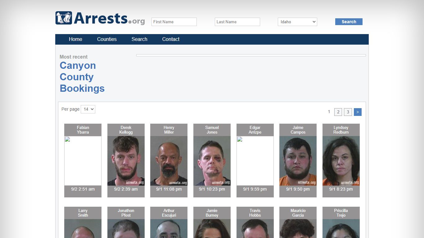 Canyon County Arrests and Inmate Search